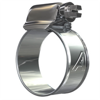 Worm Drive Hose Clip Clips & Clamps Auto Silicone Hoses W1 Zinc Plated 18mm>25mm 1 Clip