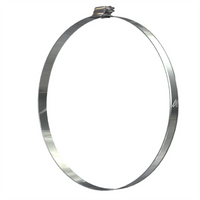 Worm Drive Hose Clip Clips & Clamps Auto Silicone Hoses W1 Zinc Plated 135mm>165mm 1 Clip