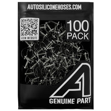 Mini Fuel Hose Clip - 100 Pack Clips & Clamps Auto Silicone Hoses