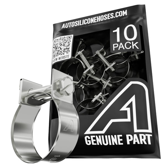 Mini Fuel Hose Clip - 10 Pack Clips & Clamps Auto Silicone Hoses W4 Stainless Steel 7mm>9mm