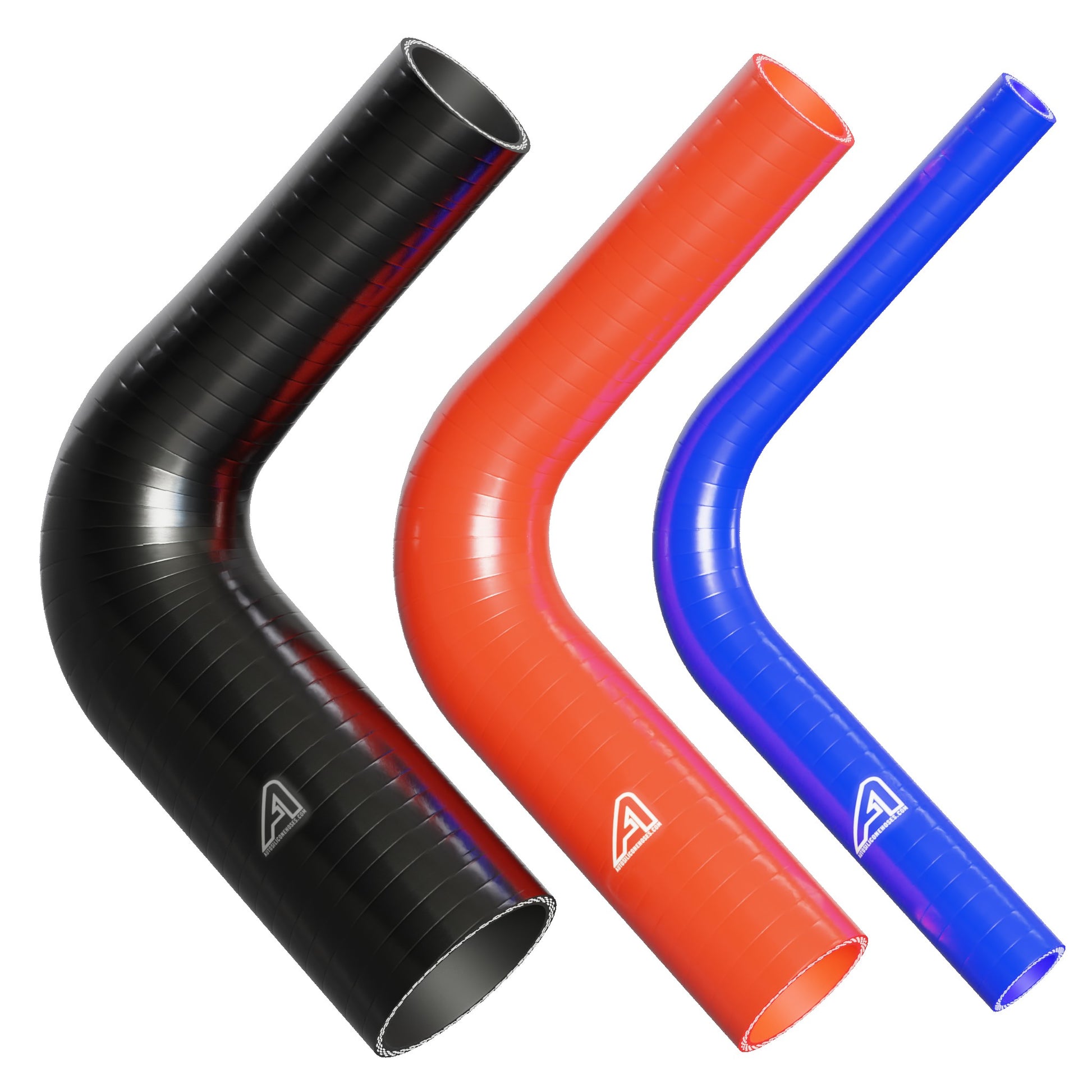 102mm to 63mm/76mm/80mm/89mm silicone 90 Degree Elbow Reducer Hose