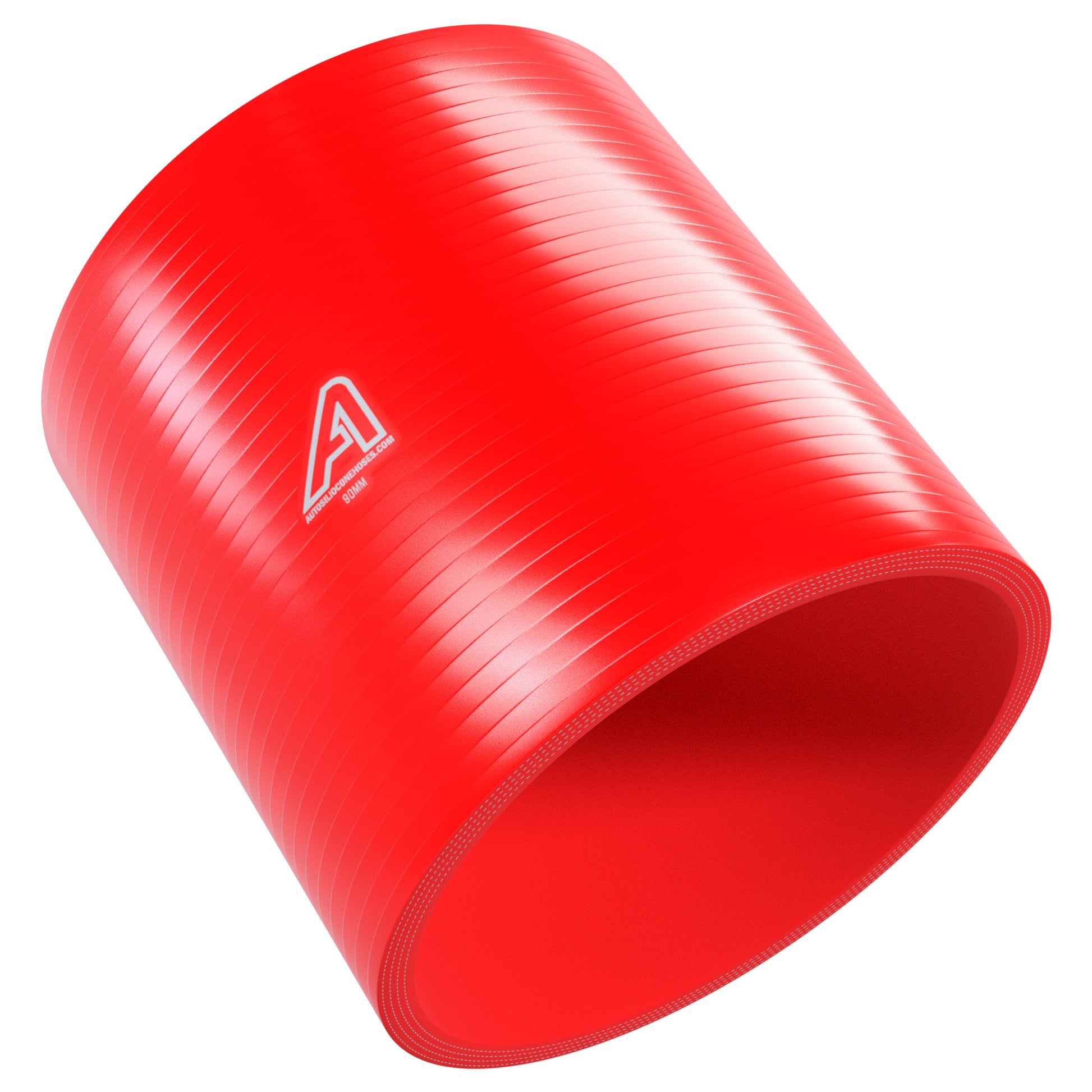 90mm ID Silicone Air & Water Hose Joiner Motor Vehicle Engine Parts Auto Silicone Hoses 50mm Red 