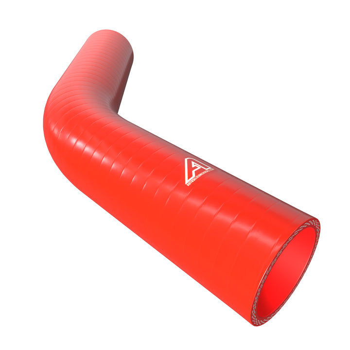 45 Degree Silicone Elbow Hose Motor Vehicle Engine Parts Auto Silicone Hoses 54mm Red 
