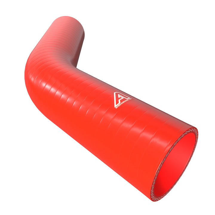 45 Degree Silicone Elbow Hose Motor Vehicle Engine Parts Auto Silicone Hoses 63mm Red 