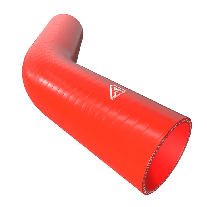 45 Degree Silicone Elbow Hose Motor Vehicle Engine Parts Auto Silicone Hoses 70mm Red 