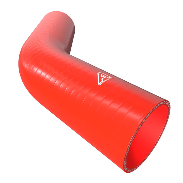 45 Degree Silicone Elbow Hose Motor Vehicle Engine Parts Auto Silicone Hoses 76mm Red 