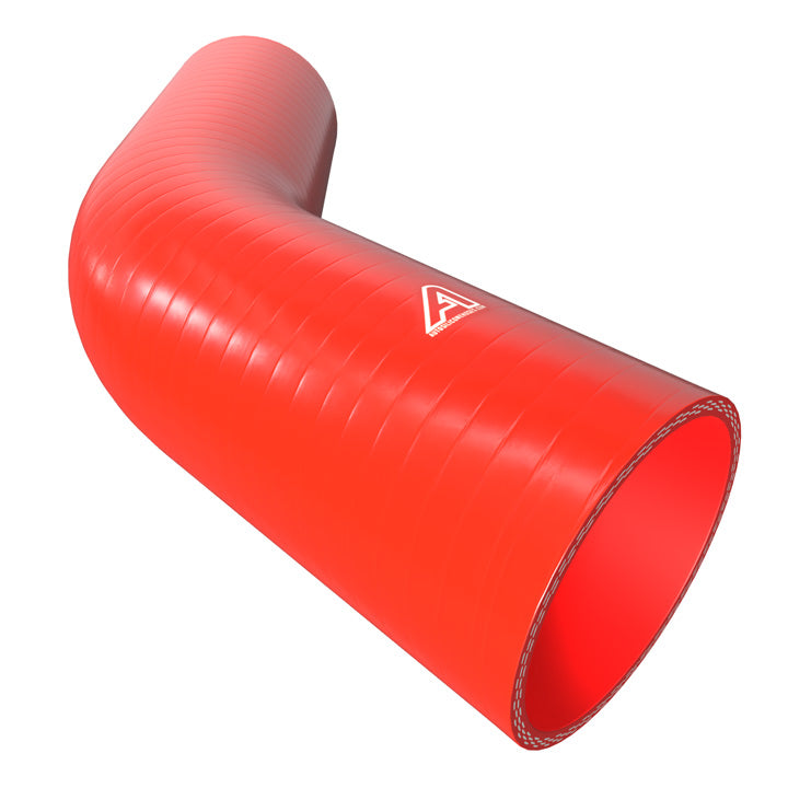 45 Degree Silicone Elbow Hose Motor Vehicle Engine Parts Auto Silicone Hoses 90mm Red 
