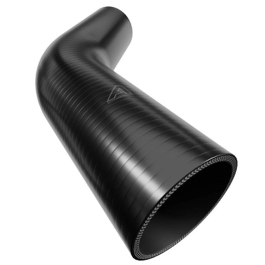 45 Degree Silicone Elbow Hose &ndash; Black