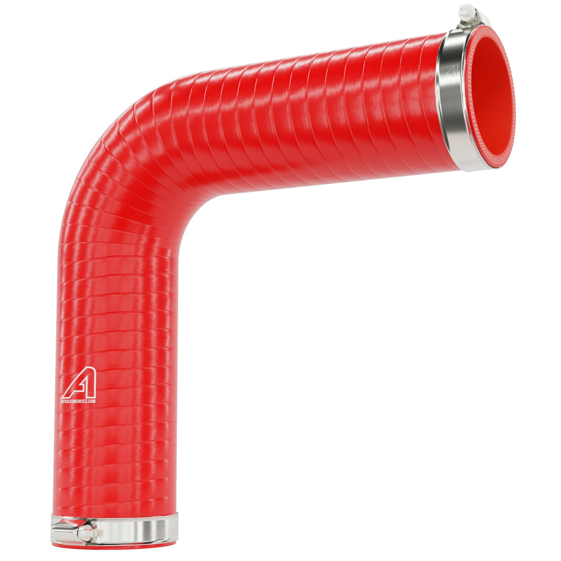 Volkswagen 1.9 TDI EGR Silicone Blanking Hose Fits PD130 PD150  Auto Silicone Hoses Red Yes [2 Clips] 