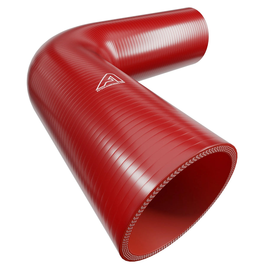 90 Degree Silicone Elbow Hose &ndash; Red