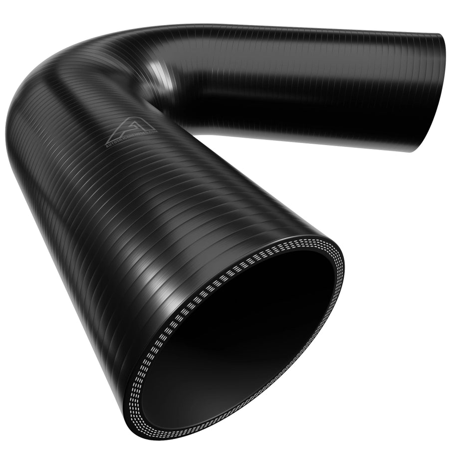135 Degree Silicone Elbow Hose &ndash; Black