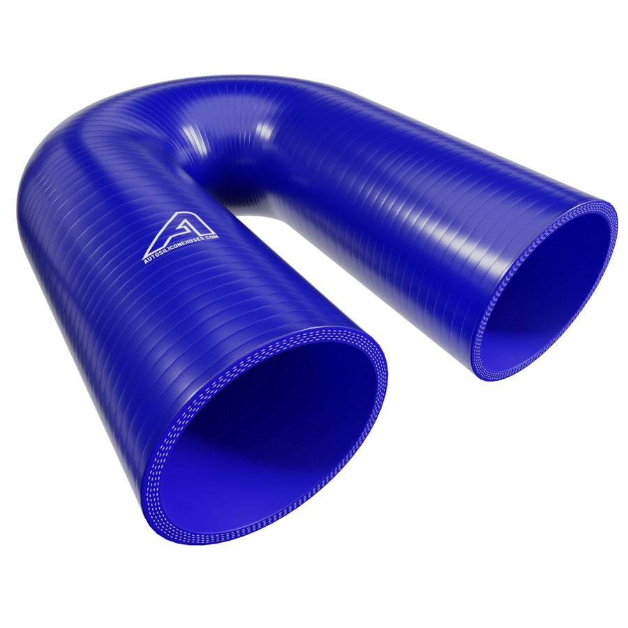 180 Degree Silicone Elbow Hose &ndash; Blue