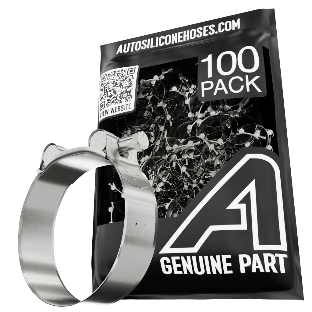 T Bolt Hose Clamp - 100 Pack Motor Vehicle Engine Parts Auto Silicone Hoses