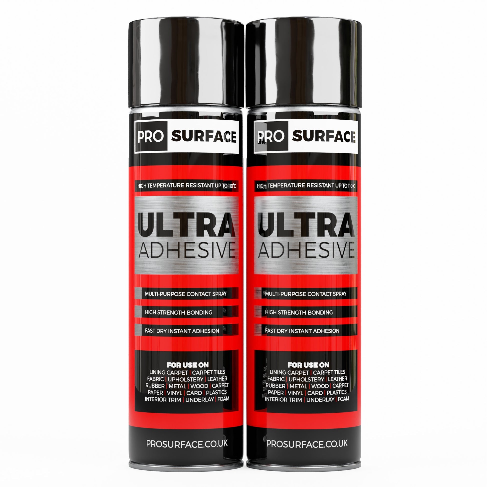 Ultra Adhesive - High Temperature Multi-Purpose Contact Spray 500ml  Pro Surface   