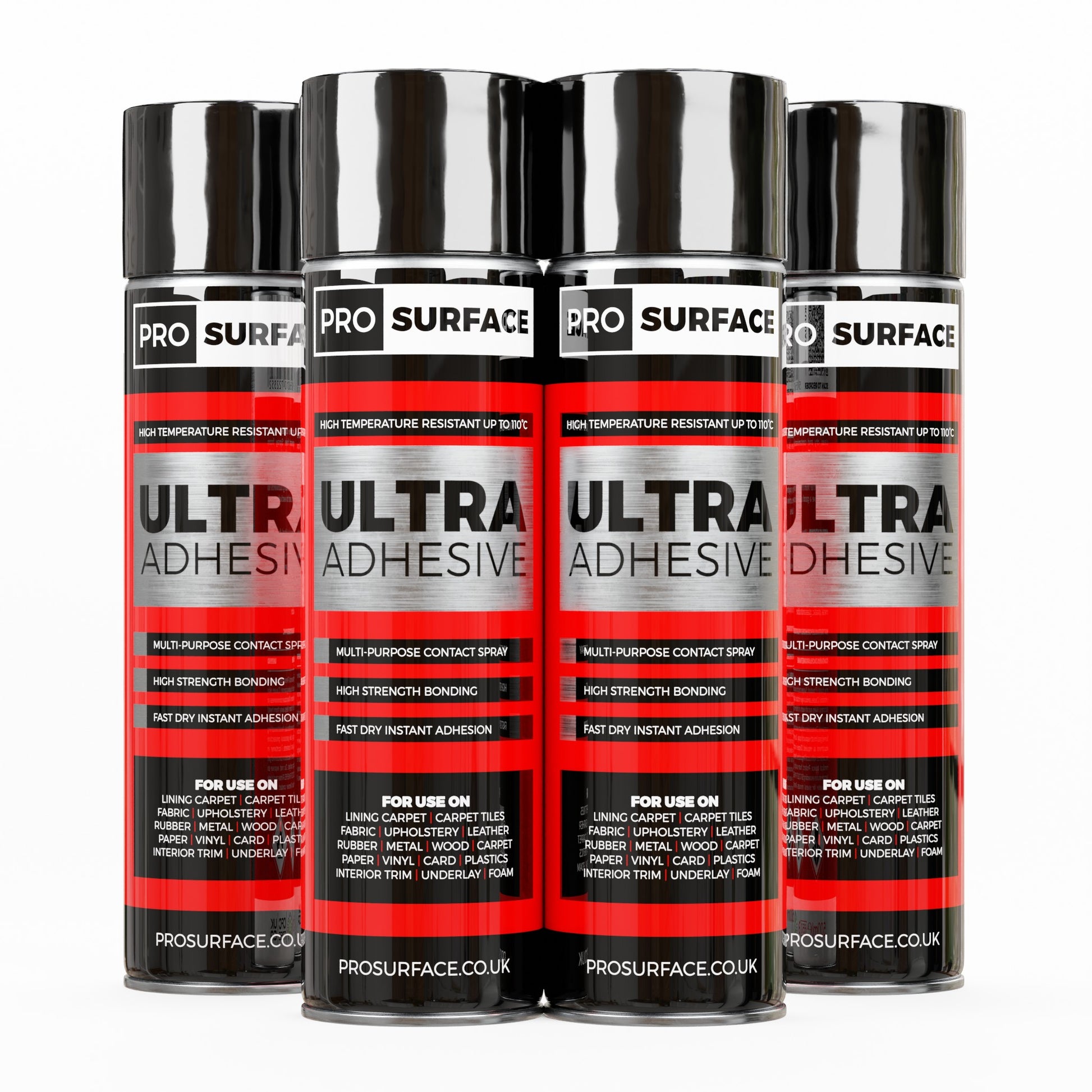 Ultra Adhesive - High Temperature Multi-Purpose Contact Spray 500ml  Pro Surface   