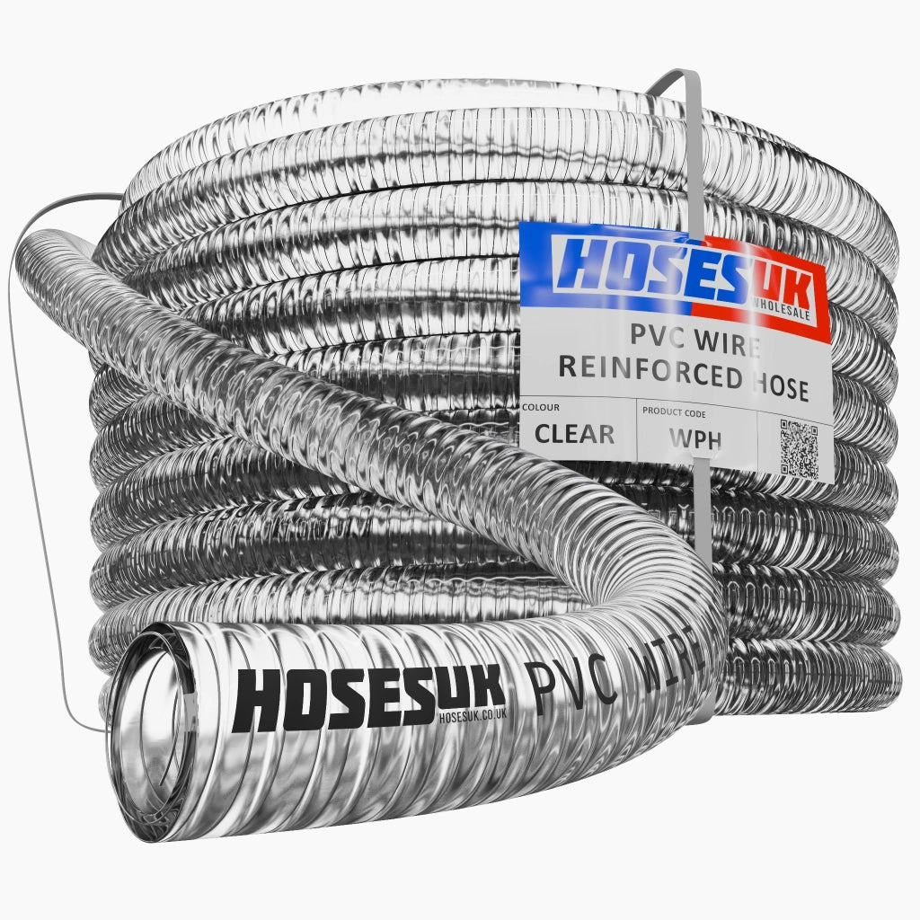 PVC Wire Reinforced Clear Hose PVC Hoses Hoses UK