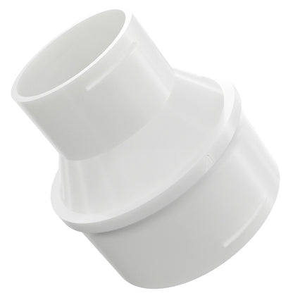 Plastic Inline Reducing Hose Connector Plastic Joiner Auto Silicone Hoses 12mm > 8mm White