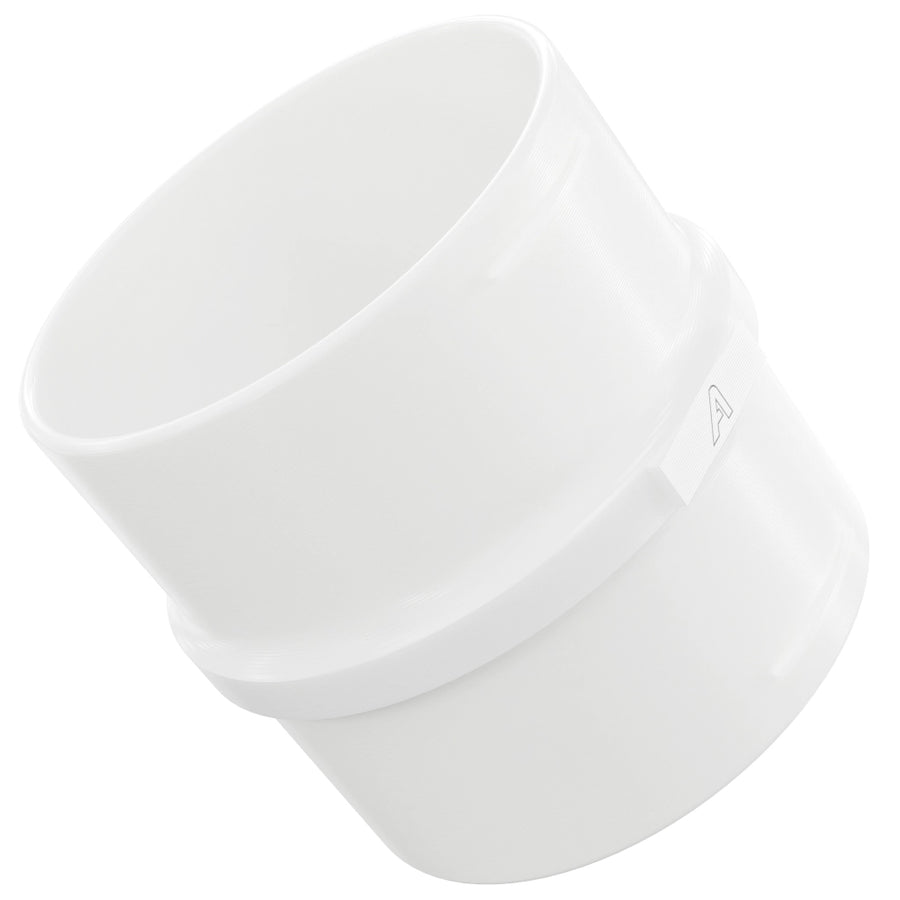 Plastic Inline Hose Connector &ndash; White