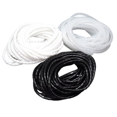 Spiral Wrap Cable Tidy - 10 Metres &ndash; Black