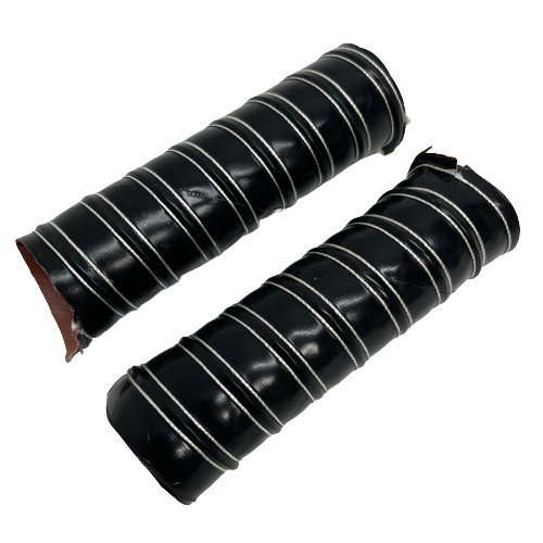 Land Rover Defender 83-06 Heater Windscreen Air Vent Ducting Pair  Auto Silicone Hoses   