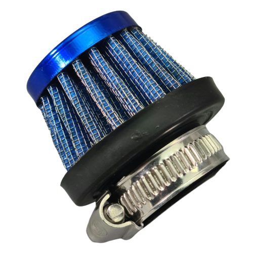 Mini Breather Filter  Auto Silicone Hoses Blue 25mm 