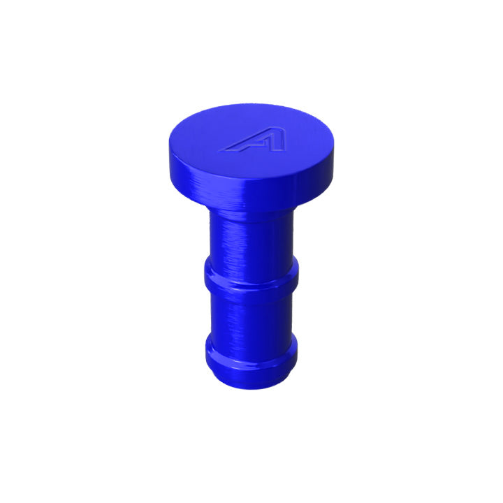 Alloy Blanking Plugs  Auto Silicone Hoses 8mm Blue 