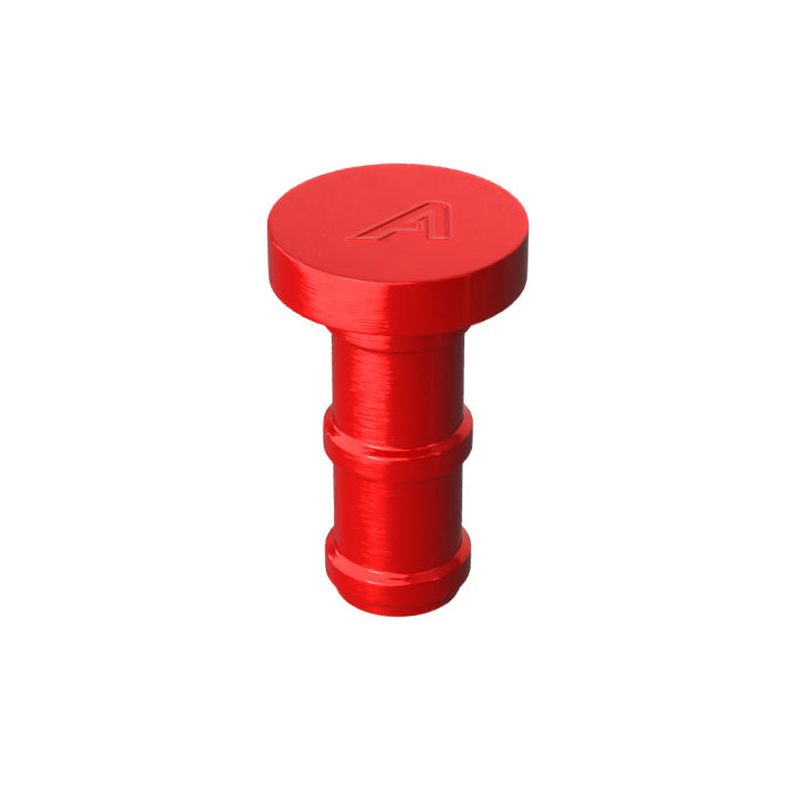 Alloy Blanking Plugs  Auto Silicone Hoses 8mm Red 