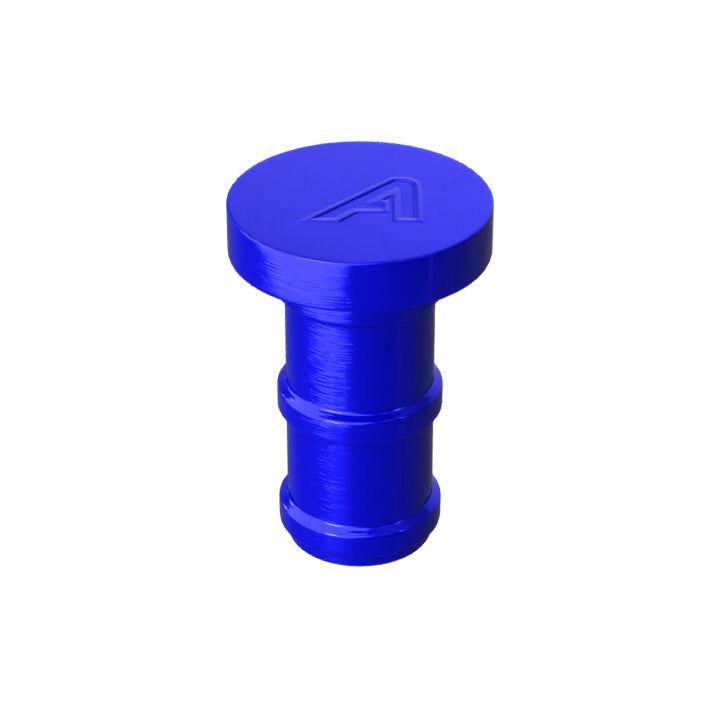 Alloy Blanking Plugs  Auto Silicone Hoses 10mm Blue 