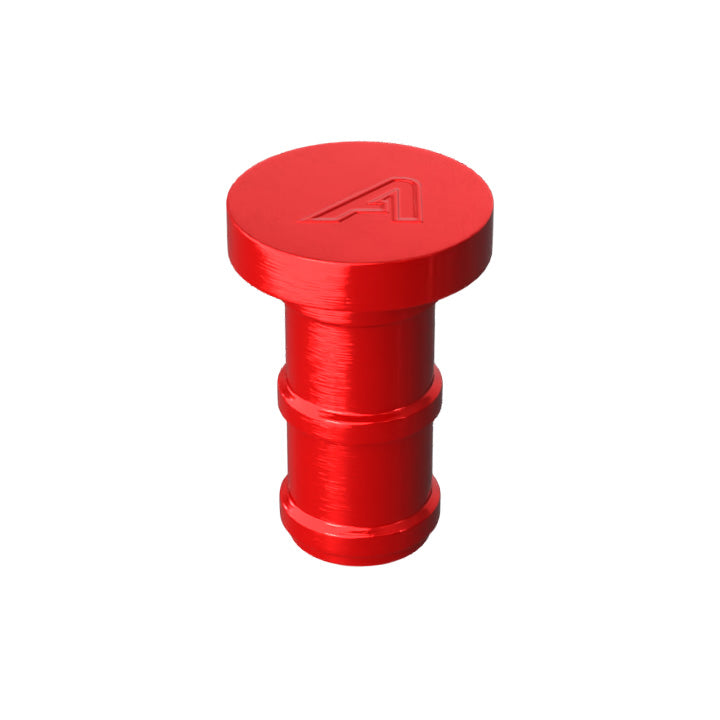 Alloy Blanking Plugs  Auto Silicone Hoses 10mm Red 