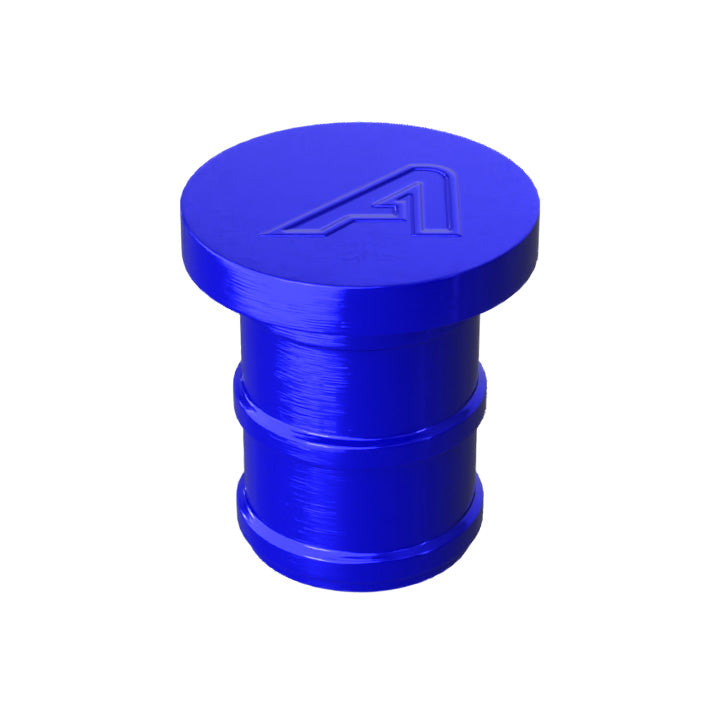 Alloy Blanking Plugs  Auto Silicone Hoses 16mm Blue 