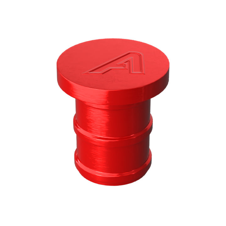 Alloy Blanking Plugs  Auto Silicone Hoses 16mm Red 
