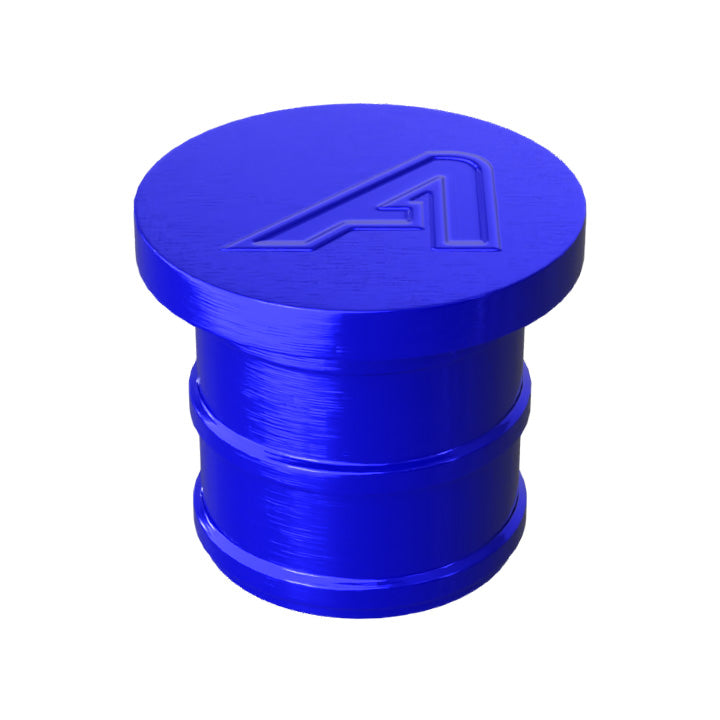 Alloy Blanking Plugs  Auto Silicone Hoses 22mm Blue 