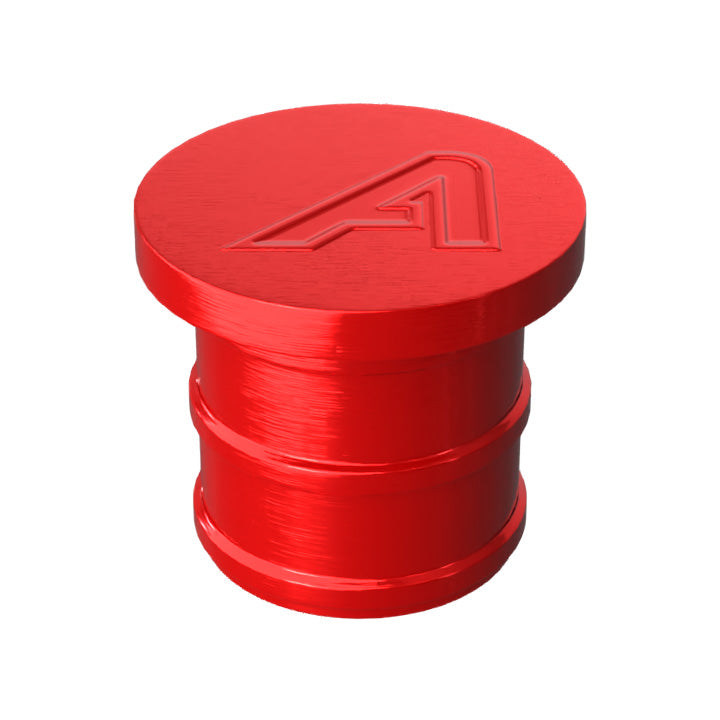 Alloy Blanking Plugs  Auto Silicone Hoses 22mm Red 
