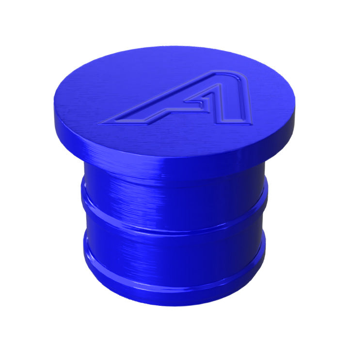 Alloy Blanking Plugs  Auto Silicone Hoses 25mm Blue 