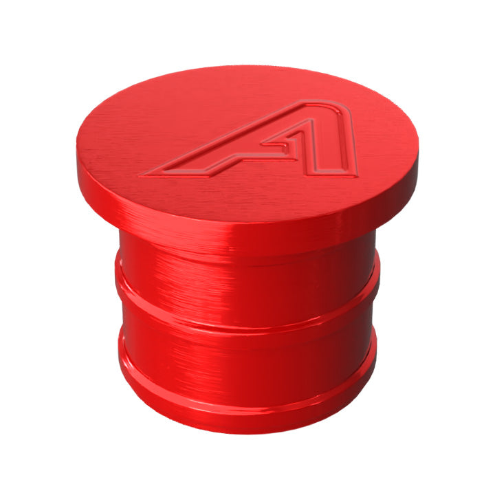 Alloy Blanking Plugs  Auto Silicone Hoses 25mm Red 