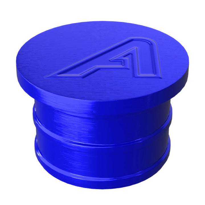 Alloy Blanking Plugs  Auto Silicone Hoses 32mm Blue 