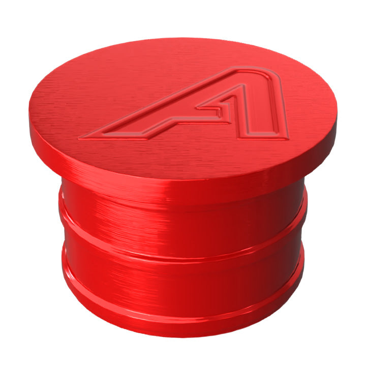 Alloy Blanking Plugs  Auto Silicone Hoses 32mm Red 