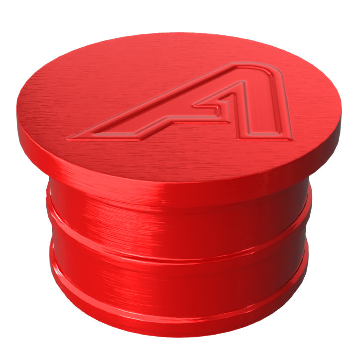 Alloy Blanking Plugs  Auto Silicone Hoses 35mm Red 