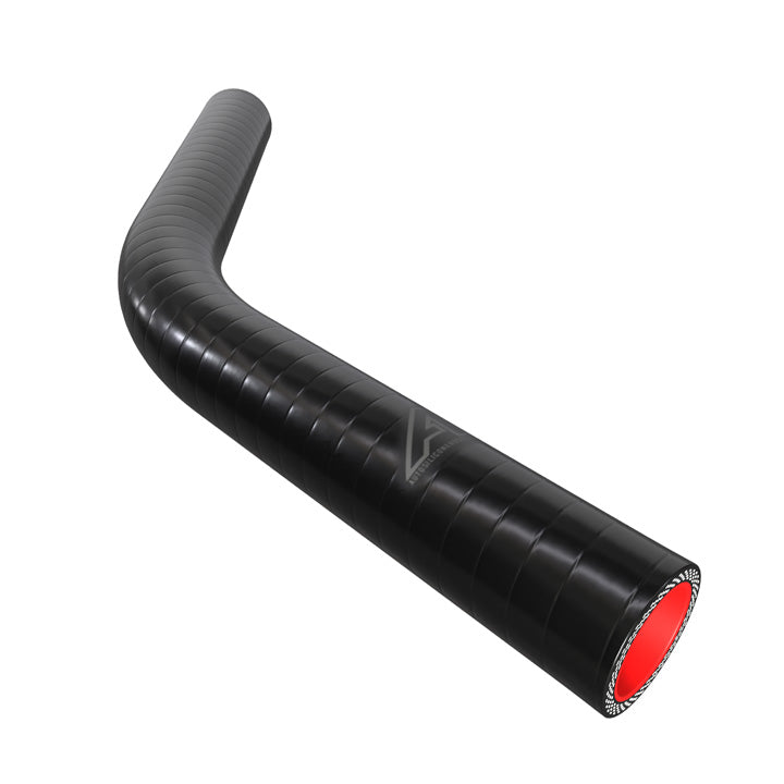 45 Degree Fuel & Oil Silicone Elbow Motor Vehicle Engine Parts Auto Silicone Hoses 28mm Black 