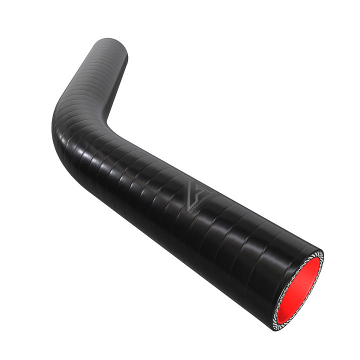 45 Degree Fuel & Oil Silicone Elbow Motor Vehicle Engine Parts Auto Silicone Hoses 35mm Black 