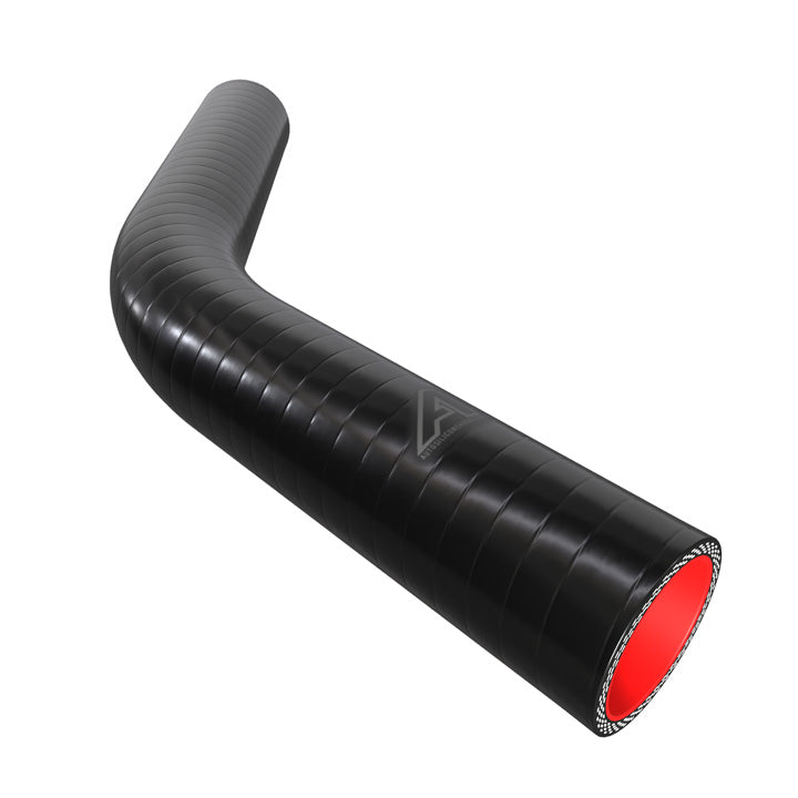 45 Degree Fuel & Oil Silicone Elbow Motor Vehicle Engine Parts Auto Silicone Hoses 40mm Black 