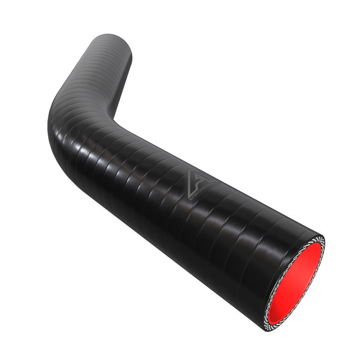 45 Degree Fuel & Oil Silicone Elbow Motor Vehicle Engine Parts Auto Silicone Hoses 45mm Black 