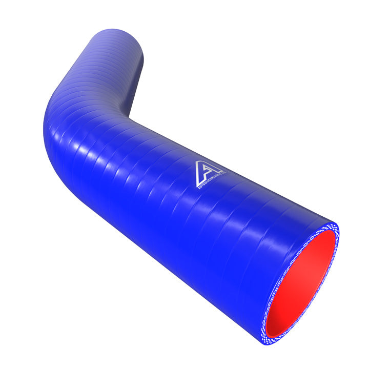 45 Degree Fuel & Oil Silicone Elbow Motor Vehicle Engine Parts Auto Silicone Hoses 60mm Blue 