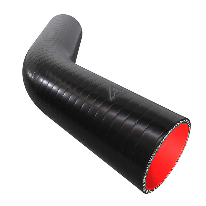45 Degree Fuel & Oil Silicone Elbow Motor Vehicle Engine Parts Auto Silicone Hoses 68mm Black 