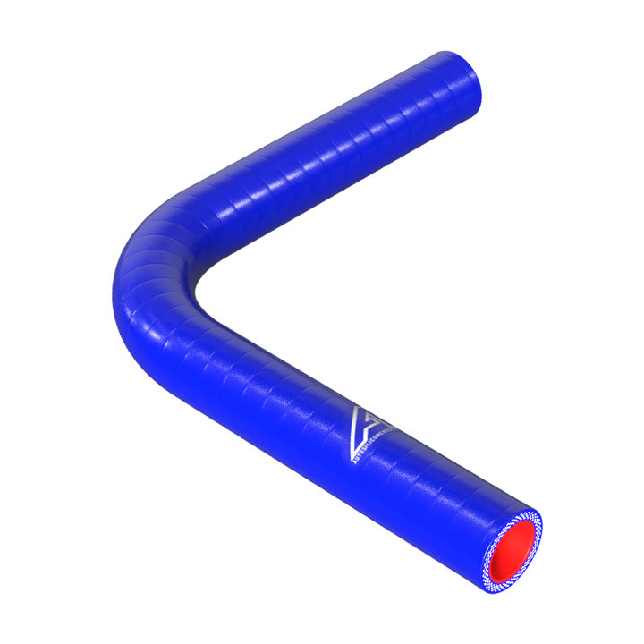 90 Degree Fuel & Oil Silicone Elbow Motor Vehicle Engine Parts Auto Silicone Hoses 22mm Blue 