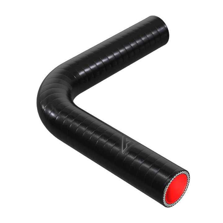 90 Degree Fuel & Oil Silicone Elbow Motor Vehicle Engine Parts Auto Silicone Hoses 32mm Black 