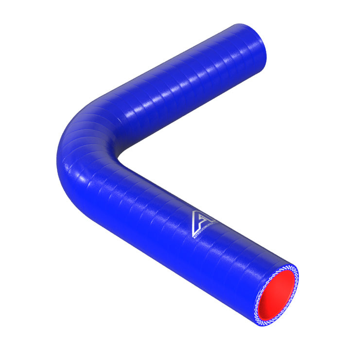 90 Degree Fuel & Oil Silicone Elbow Motor Vehicle Engine Parts Auto Silicone Hoses 35mm Blue 