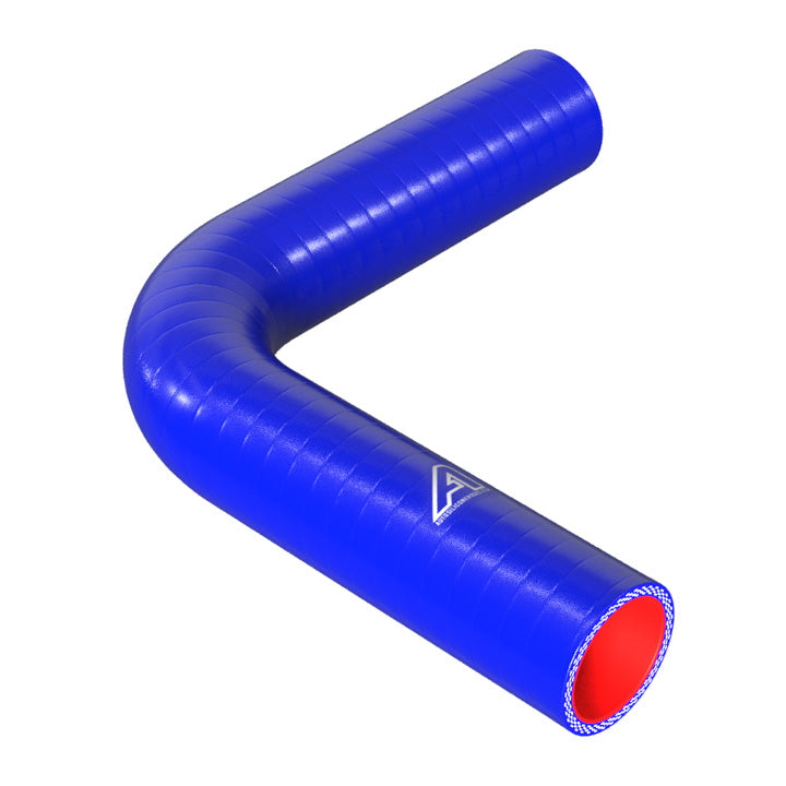 90 Degree Fuel & Oil Silicone Elbow Motor Vehicle Engine Parts Auto Silicone Hoses 40mm Blue 