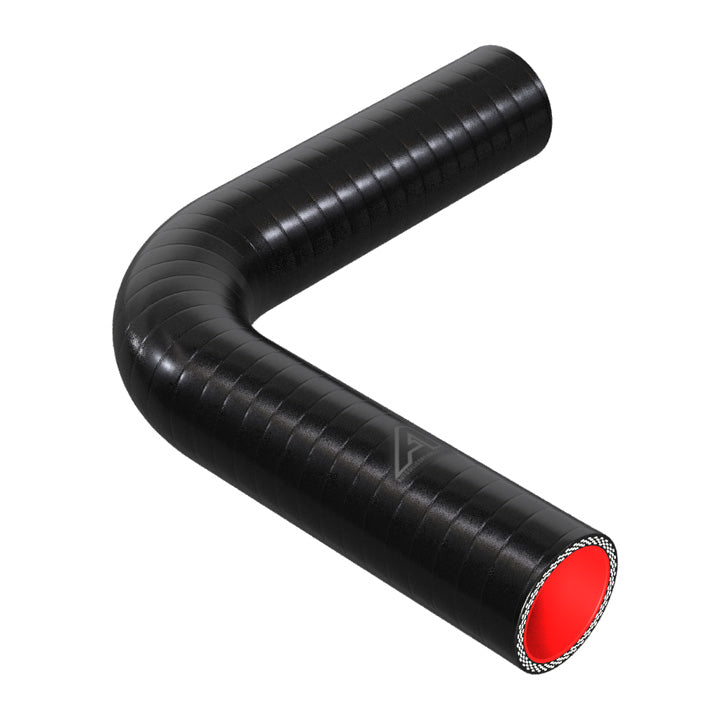 90 Degree Fuel & Oil Silicone Elbow Motor Vehicle Engine Parts Auto Silicone Hoses 40mm Black 