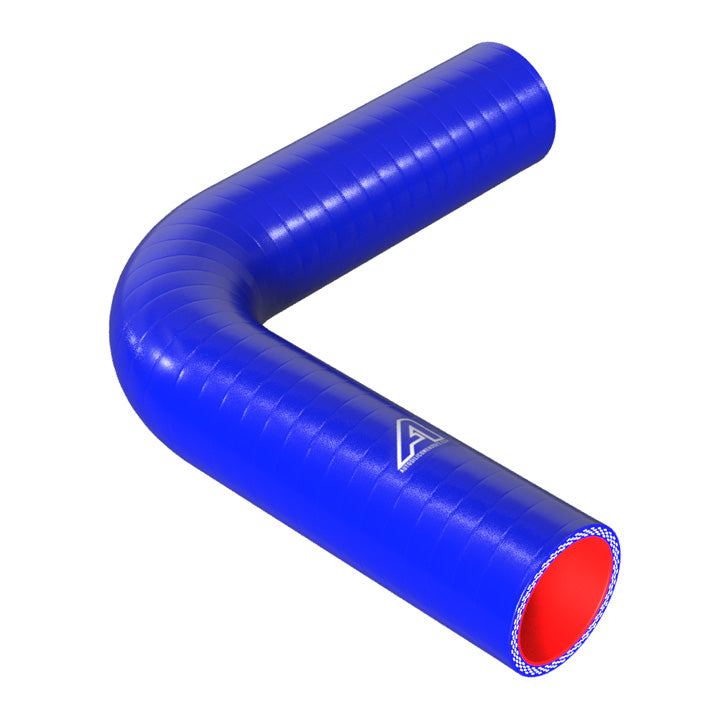 90 Degree Fuel & Oil Silicone Elbow Motor Vehicle Engine Parts Auto Silicone Hoses 45mm Blue 